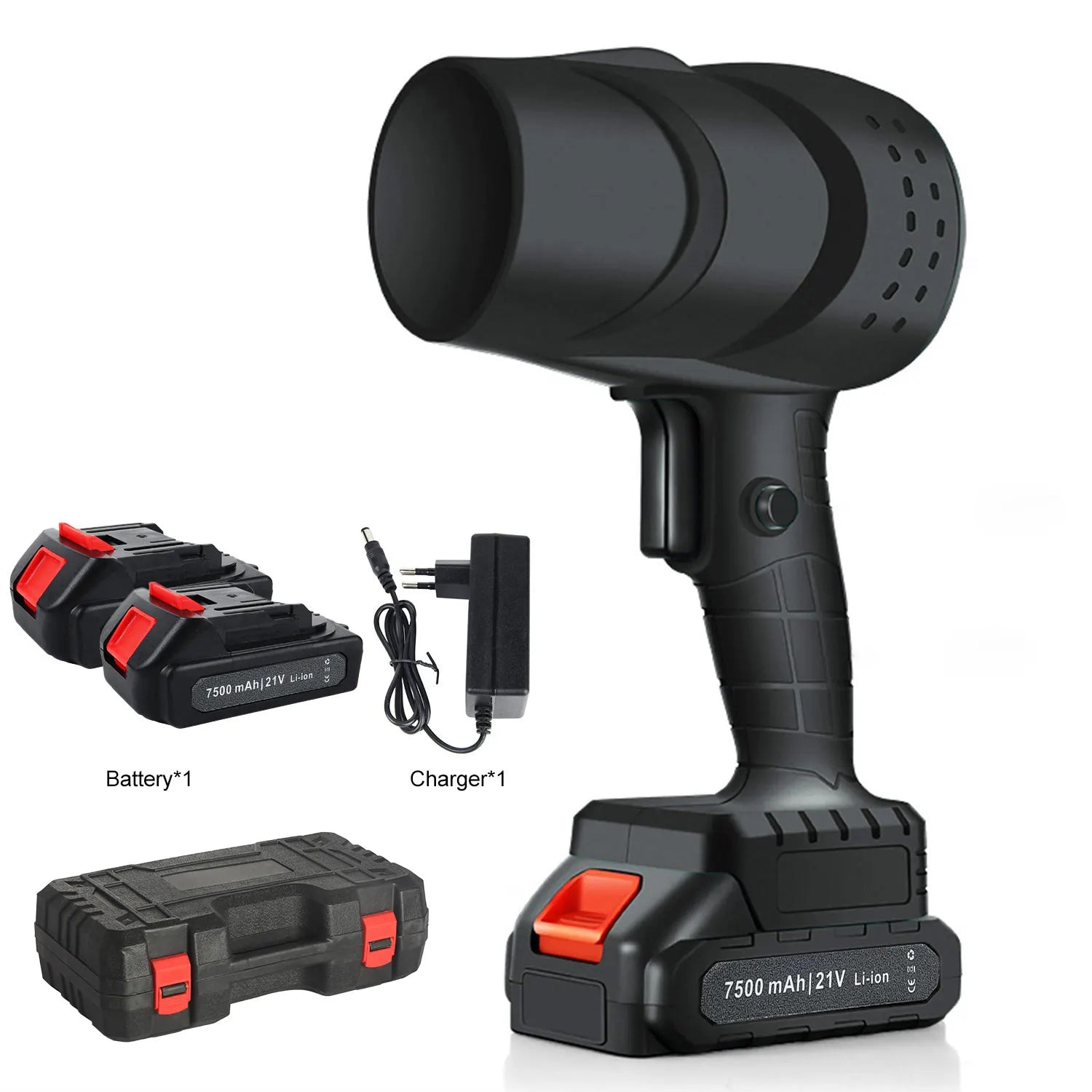 Electric Turbo Fan Blowers Dust Removal Cordless Electric Air Blower Violent Handheld Power Tools for 21V Makita Lithium Battery