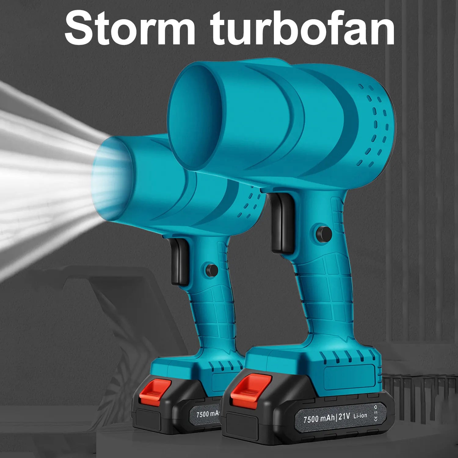 Electric Turbo Fan Blowers Dust Removal Cordless Electric Air Blower Violent Handheld Power Tools for 21V Makita Lithium Battery NEXVIA