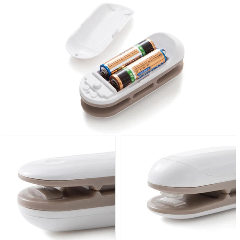 Mini Sealing Machine Portable Heat Sealer Plastic Package Storage Bag Handy Sticker and Seals for Food Snack Kitchen Accessories NEXVIA