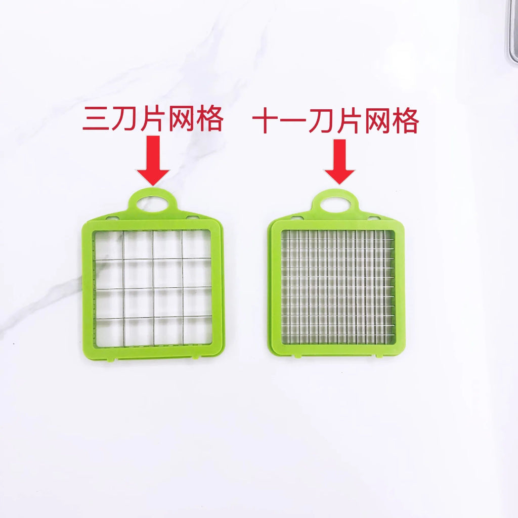 Small Multi-Function Vegetable Cutting Device Kitchen Grater Slicer Potato Silk Polishing Board Stainless Steel Housing Color NEXVIA