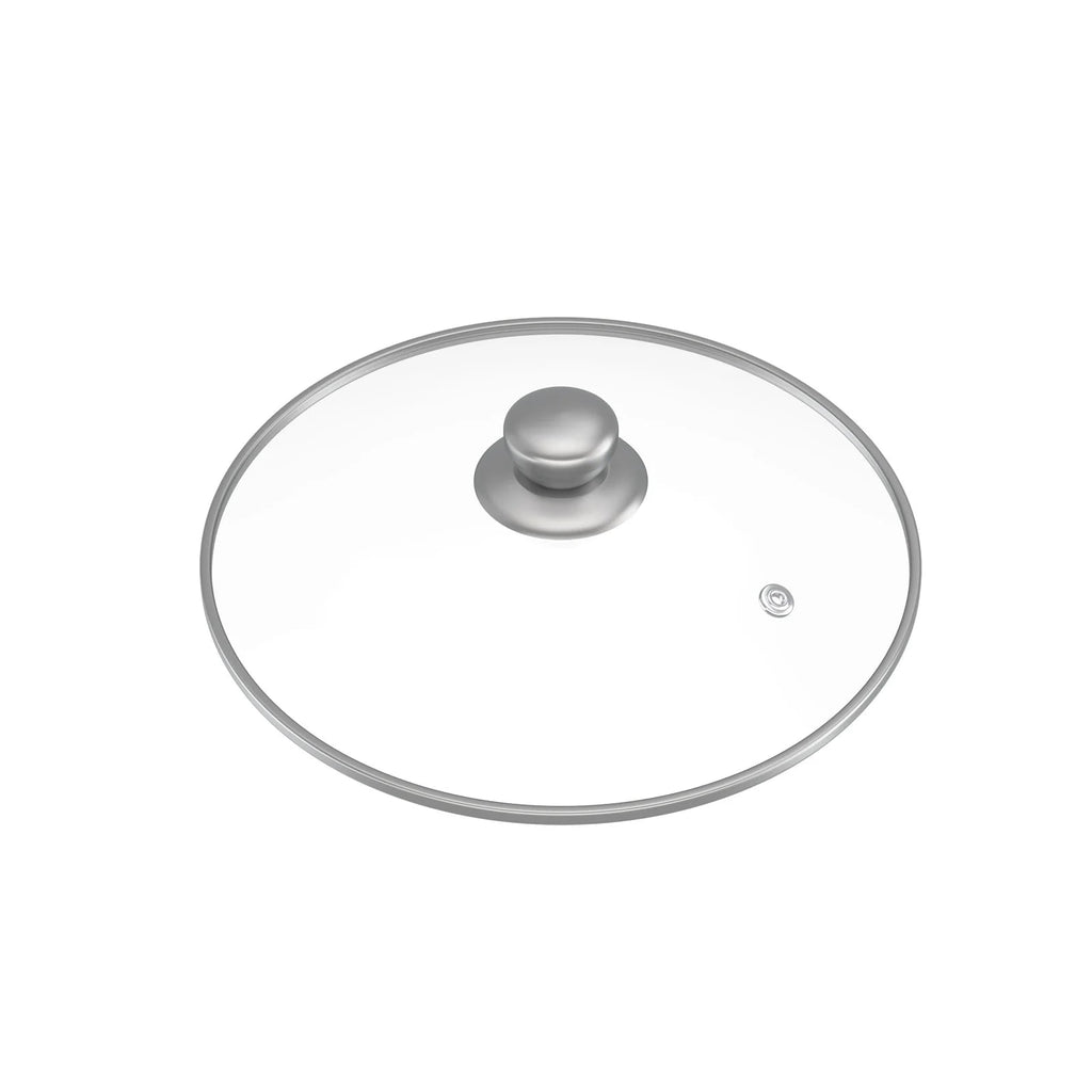 Nexvia | 3-Tier Stainless Steel Steamer Pot with Glass Lid, Induction/Gas Stove Compatible, 28cm Multi-Layer Cookware NEXVIA