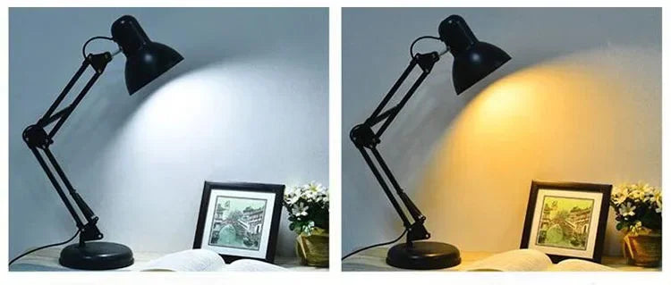 NEXVIA Flexible Led Desk Lamp Home Office Modern Table Lamp Metal Architect Adjustable Folding Reading Light NEXVIA