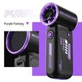 New High Speed Turbo Small Air Cannon Electric Fan Portable Digital Display Handheld Fan USB Charging Fan Outdoor Mini Fan NEXVIA NEXVIA