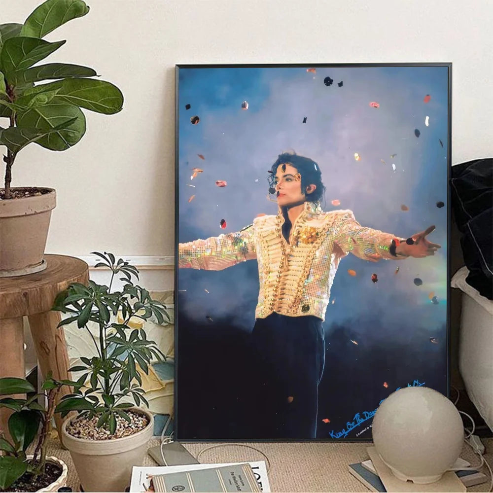 1pc Michael Jackson Poster Wall Art Home Decor Room Decor Digital Painting Living Room Restaurant Kitchen Art NEXVIA