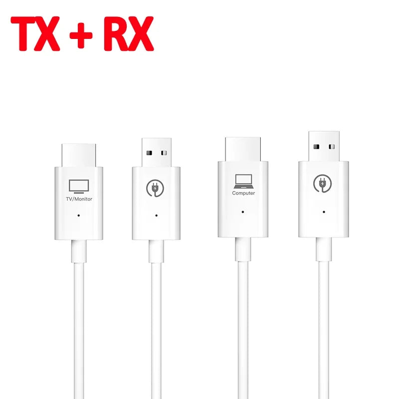 5G 50M Wireless HDMI-Compatible Video Transmitter Receiver Extender Display USB Adapter Dongle for TV Stick Monitor Switch PC