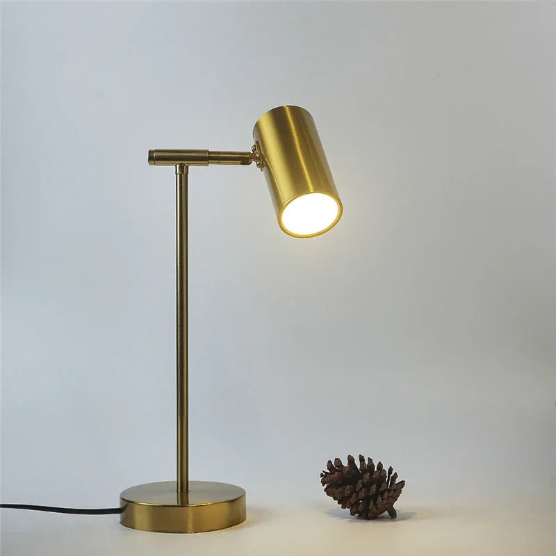NEXVIA Modern Creative Golden Table Lamps Eye Protection Study Reading Desk Lamp Nordic Living Room Bedroom Bedside Decor Table Light NEXVIA