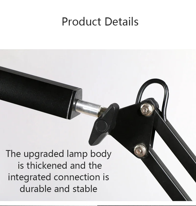 NEXVIA Flexible Led Desk Lamp Home Office Modern Table Lamp Metal Architect Adjustable Folding Reading Light NEXVIA