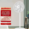 Electric Fan Energy-saving  Household Use Strong Wind Suitable Living Room Dormitory Seven-blade Design Dual-purpose Use NEXVIA
