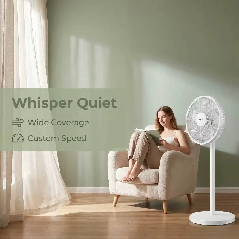 Electric Fan Energy-saving  Household Use Strong Wind Suitable Living Room Dormitory Seven-blade Design Dual-purpose Use NEXVIA