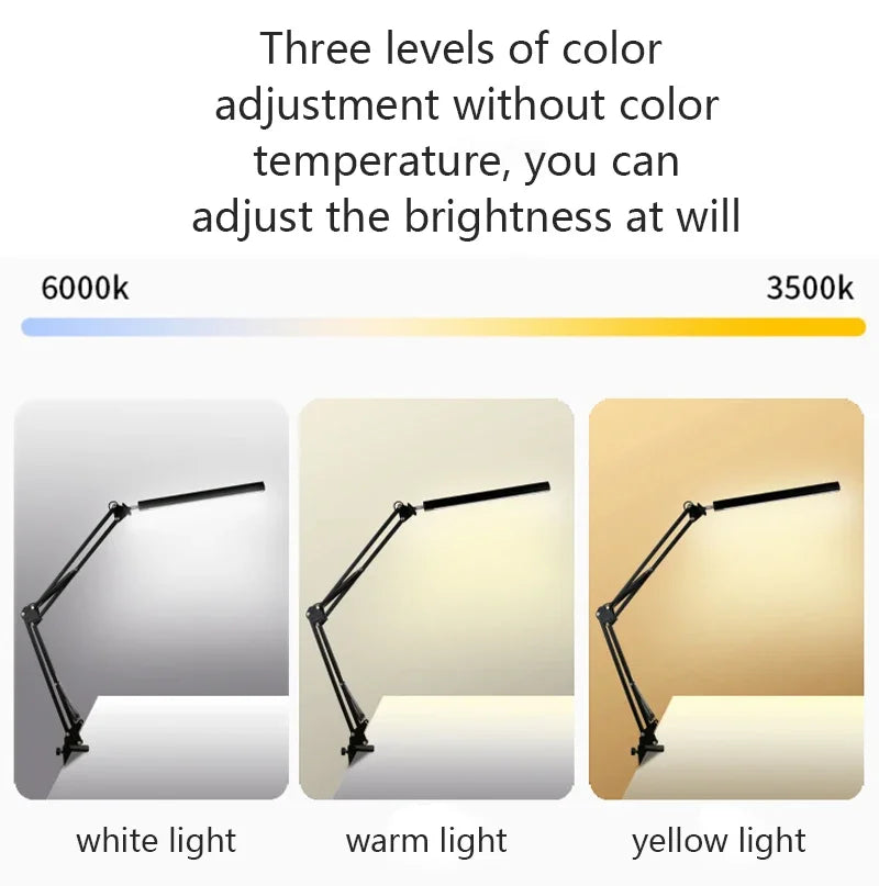 NEXVIA Flexible Led Desk Lamp Home Office Modern Table Lamp Metal Architect Adjustable Folding Reading Light NEXVIA