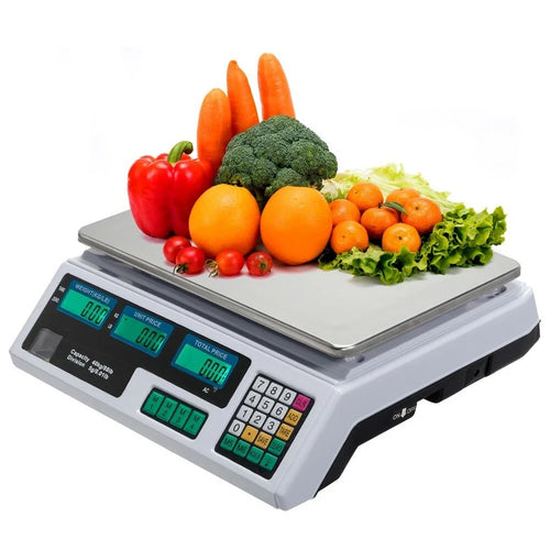 40kg Electronic Price Scale Digital Commercial Food Meat Weighting Shop Retail