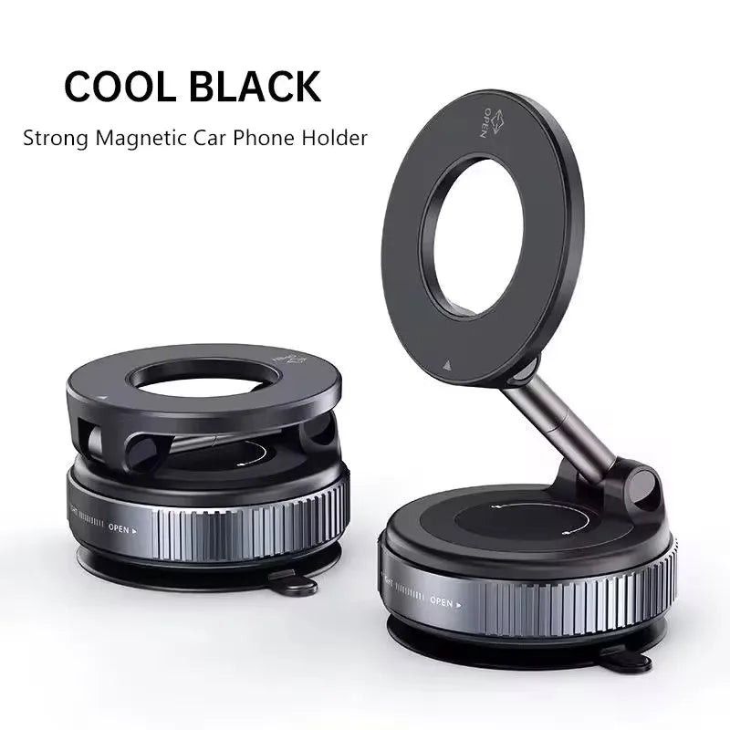 Magnetic Car Phone Holder 360 Degree Rotation Vacuum Adsorption Strong Suction Holder for Mobile PhoneCar Bracket Universal 2026 NEXVIA