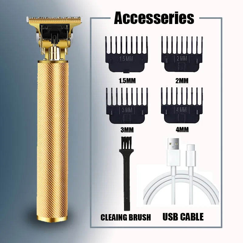 New！T9 Electric Hair Trimmer/Accessories | USB Professional Shaver | 0mm Bald Fade Cutting Machine Portable for Men Home Haircut NEXVIA