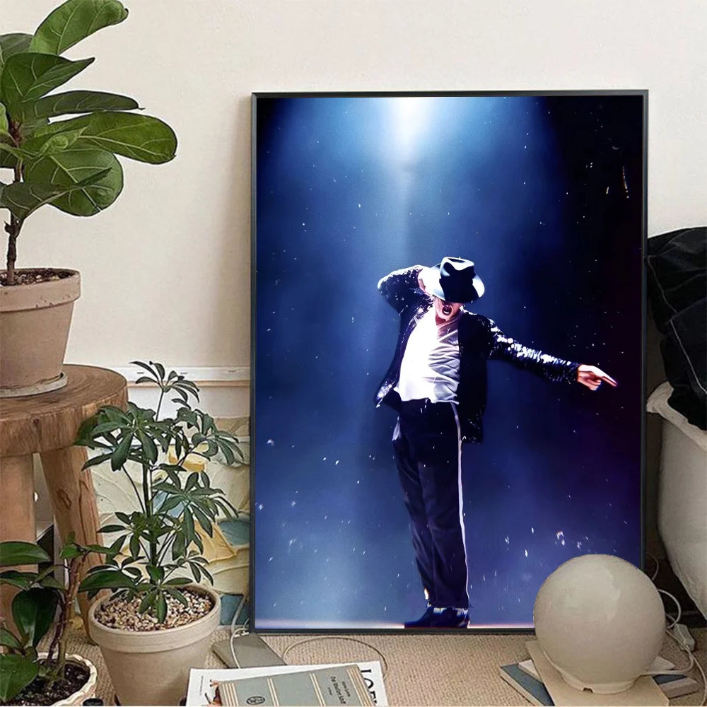 1pc Michael Jackson Poster Wall Art Home Decor Room Decor Digital Painting Living Room Restaurant Kitchen Art NEXVIA