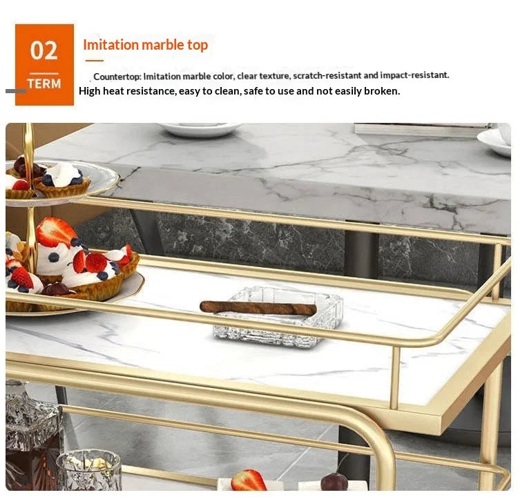 Trolley Saloon Professional Trolleys Work Tools Household Wheels Storage Cart Esthetician Salon Auxiliary Food serving Caters By NEXVIA NEXVIA