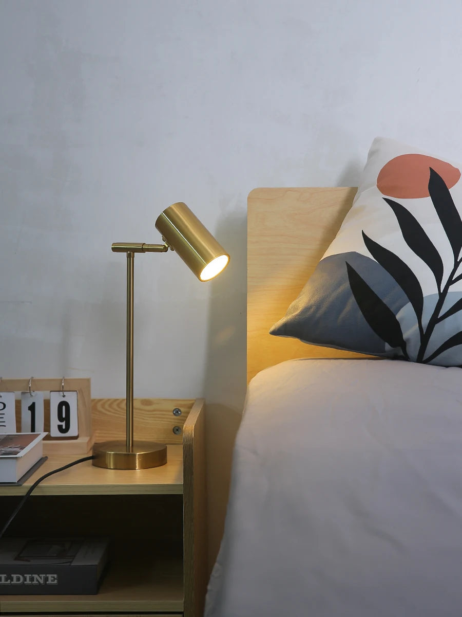 NEXVIA Modern Creative Golden Table Lamps Eye Protection Study Reading Desk Lamp Nordic Living Room Bedroom Bedside Decor Table Light NEXVIA