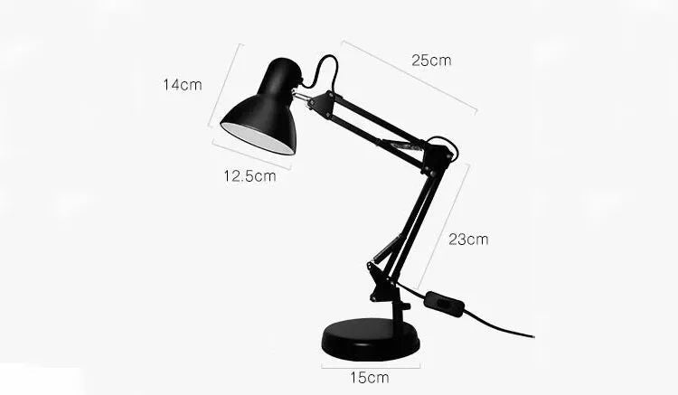 NEXVIA Flexible Led Desk Lamp Home Office Modern Table Lamp Metal Architect Adjustable Folding Reading Light NEXVIA