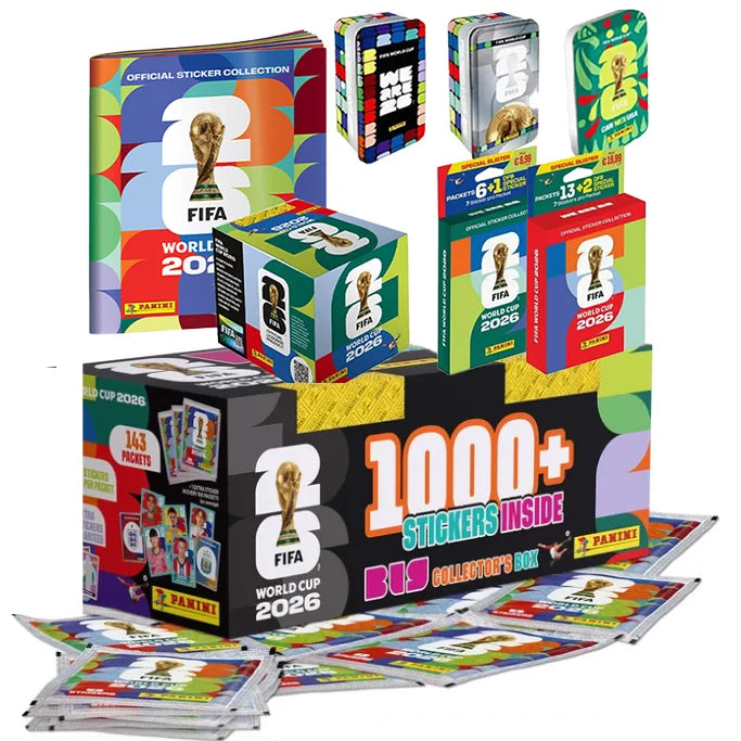 Genuine 2026 FIFA Panini World Cup Sticker Collection International Version Version Limited Football Souvenir Holiday Gifts NEXVIA