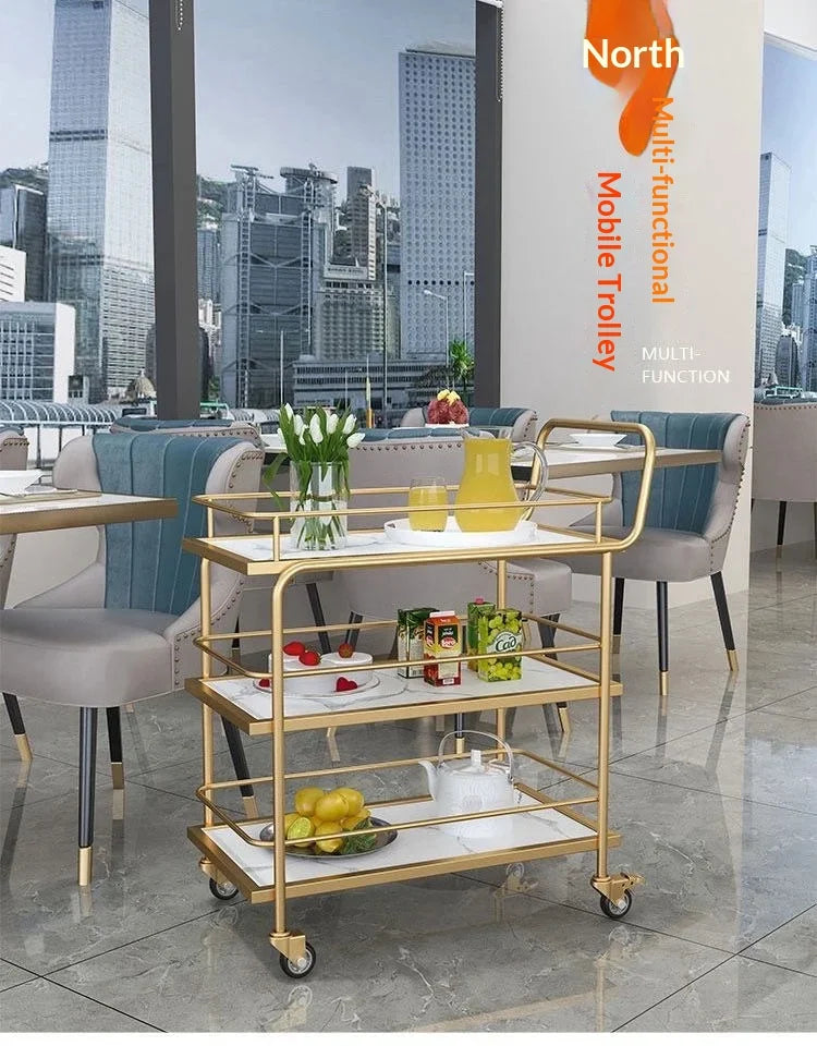 Trolley Saloon Professional Trolleys Work Tools Household Wheels Storage Cart Esthetician Salon Auxiliary Food serving Caters By NEXVIA NEXVIA