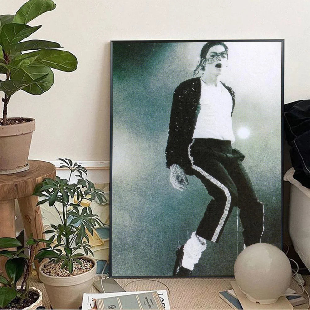 1pc Michael Jackson Poster Wall Art Home Decor Room Decor Digital Painting Living Room Restaurant Kitchen Art NEXVIA