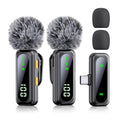 NEXVIA Professional Wireless Lavalier Microphone Plug and Play, with LED Power Display for Content Creators Recording, Live Streaming NEXVIA