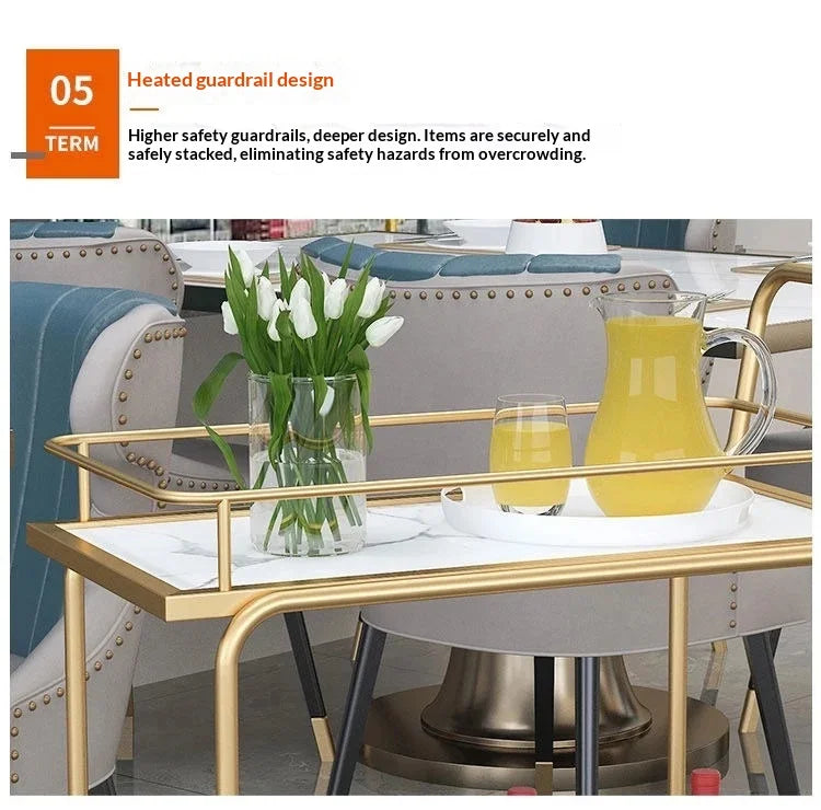 Trolley Saloon Professional Trolleys Work Tools Household Wheels Storage Cart Esthetician Salon Auxiliary Food serving Caters By NEXVIA NEXVIA