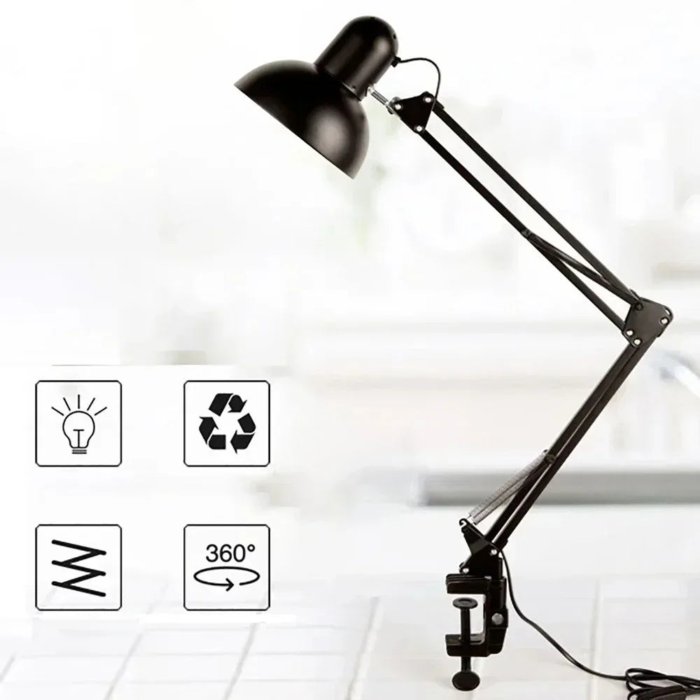 NEXVIA Flexible Led Desk Lamp Home Office Modern Table Lamp Metal Architect Adjustable Folding Reading Light NEXVIA
