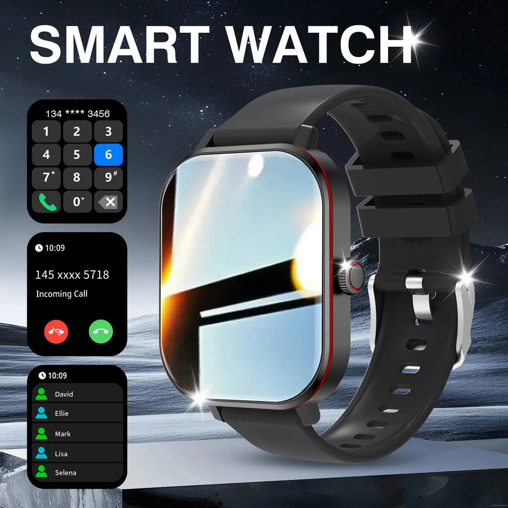 Smart Watch, Wireless Call/Dial, Multiple APP Reminders, Suitable for Men and Women, Sports Watch, Compatible with IPhone/Andriod By NEXVIA NEXVIA