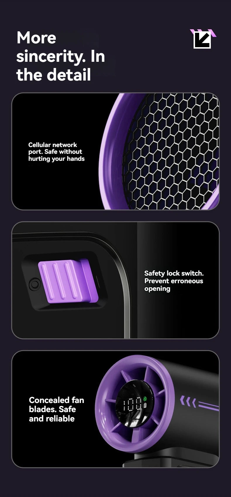 New High Speed Turbo Small Air Cannon Electric Fan Portable Digital Display Handheld Fan USB Charging Fan Outdoor Mini Fan NEXVIA NEXVIA