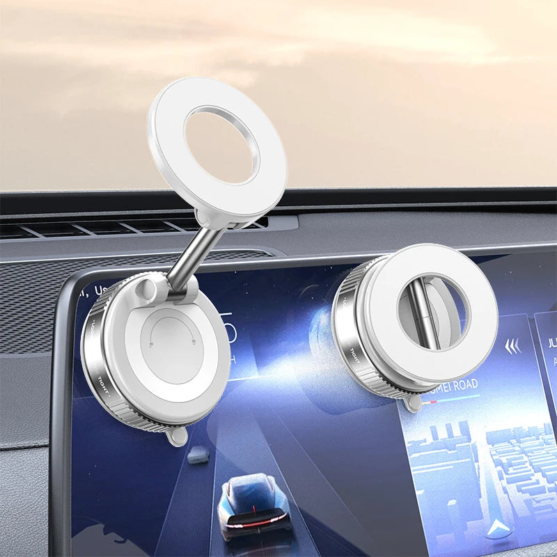 Magnetic Car Phone Holder 360 Degree Rotation Vacuum Adsorption Strong Suction Holder for Mobile PhoneCar Bracket Universal 2026 NEXVIA
