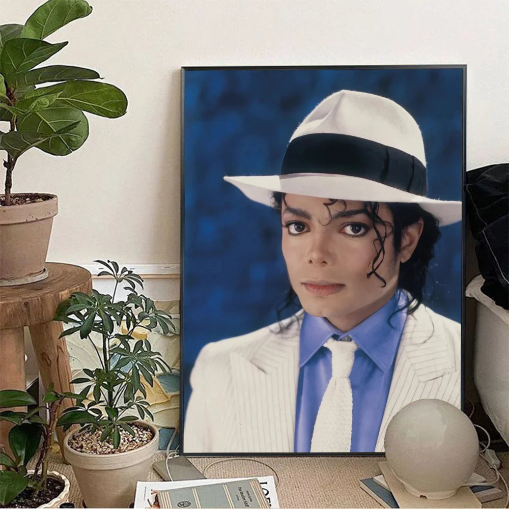 1pc Michael Jackson Poster Wall Art Home Decor Room Decor Digital Painting Living Room Restaurant Kitchen Art NEXVIA