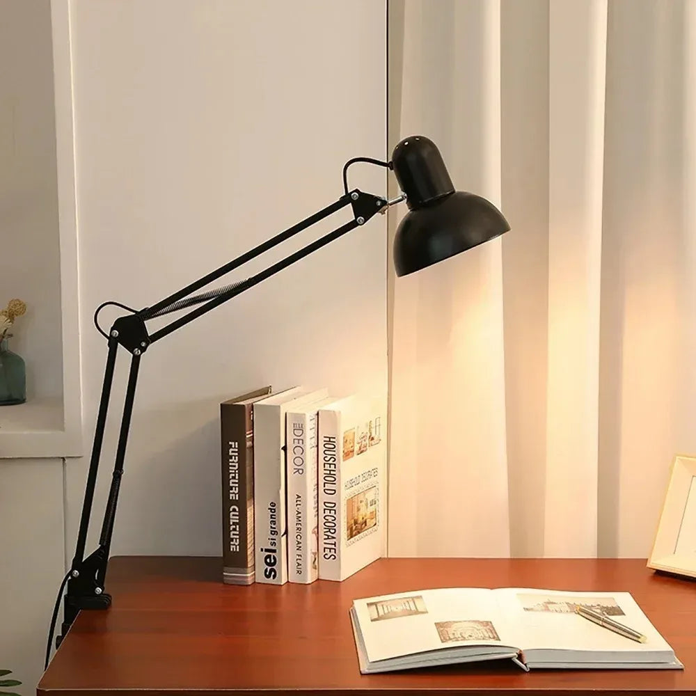 NEXVIA Flexible Led Desk Lamp Home Office Modern Table Lamp Metal Architect Adjustable Folding Reading Light