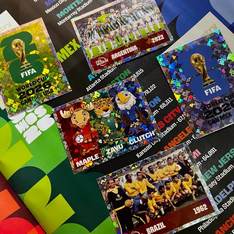 Genuine 2026 FIFA Panini World Cup Sticker Collection International Version Version Limited Football Souvenir Holiday Gifts NEXVIA