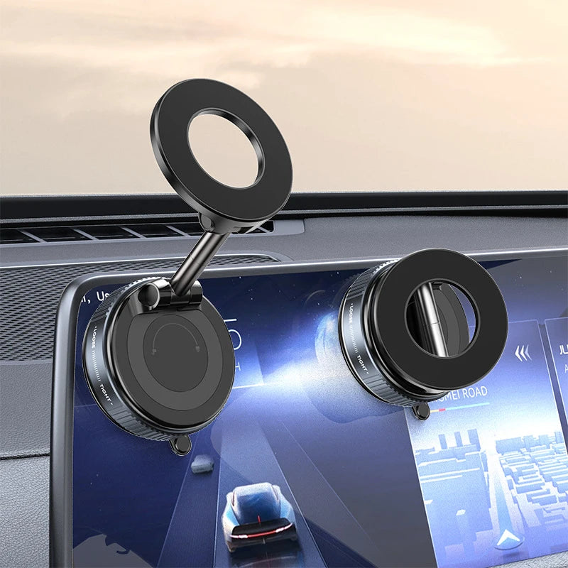 Magnetic Car Phone Holder 360 Degree Rotation Vacuum Adsorption Strong Suction Holder for Mobile PhoneCar Bracket Universal 2026 NEXVIA