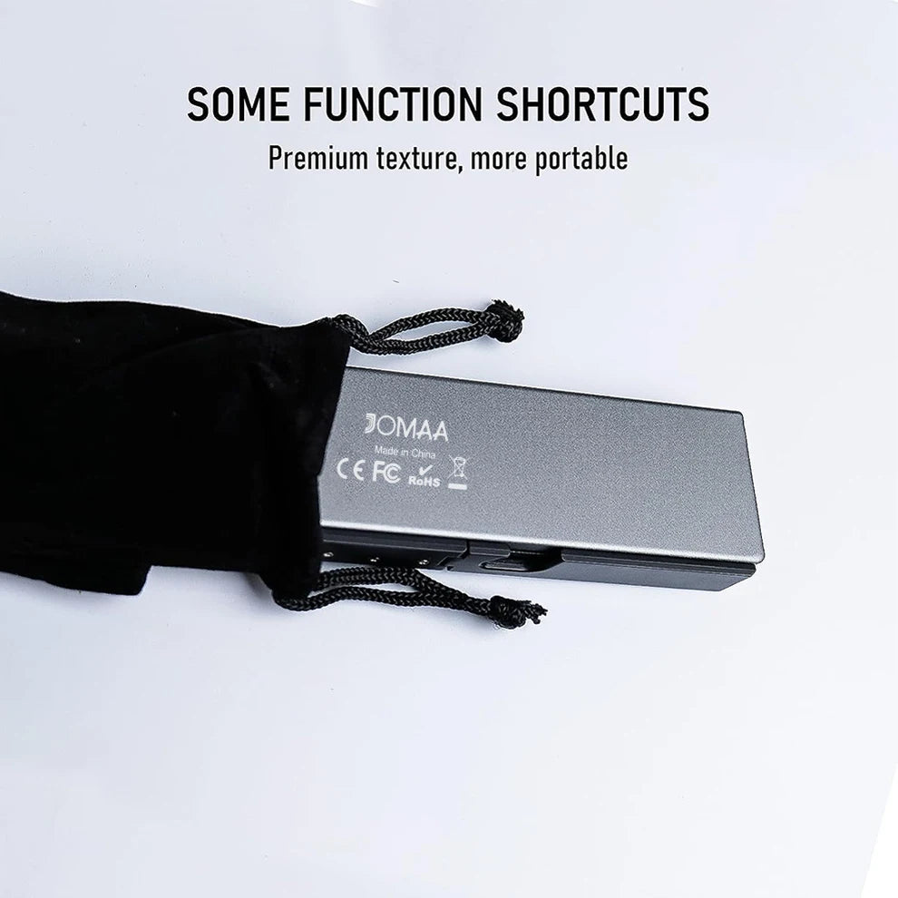Jomaa Folding Keyboard Bluetooth Rechargeable Bluetooth Keyboard for Laptop iPad Phone Mini Portable Folding Keyboard ios
