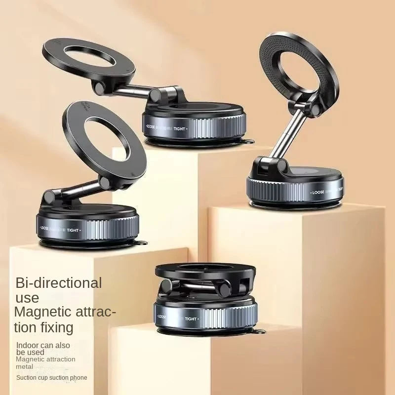 Magnetic Car Phone Holder 360 Degree Rotation Vacuum Adsorption Strong Suction Holder for Mobile PhoneCar Bracket Universal 2026 NEXVIA