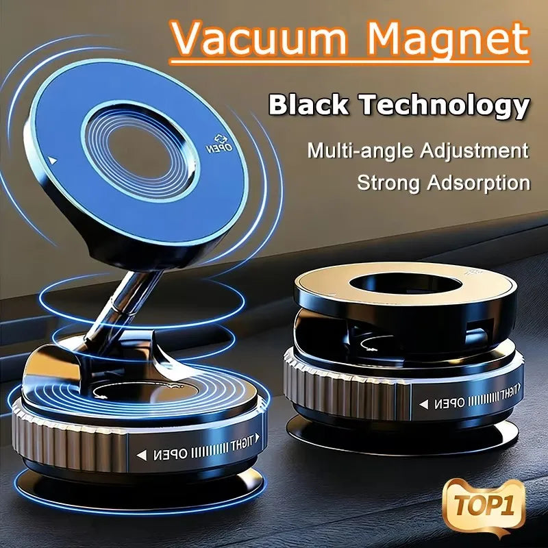 Magnetic Car Phone Holder 360 Degree Rotation Vacuum Adsorption Strong Suction Holder for Mobile PhoneCar Bracket Universal 2026 NEXVIA