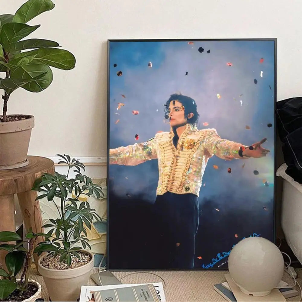 1pc Michael Jackson Poster Wall Art Home Decor Room Decor Digital Painting Living Room Restaurant Kitchen Art NEXVIA