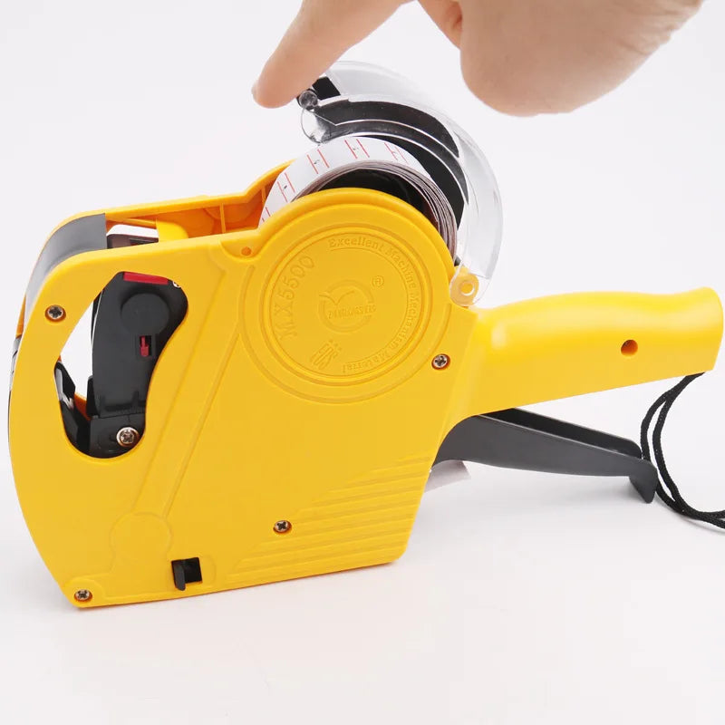 8-Digit Digital Price Label Gun with 1 Roll Labels + 1 Ink - Handheld Tag Marker Machine for Retail, Supermarke,Price tag tool
