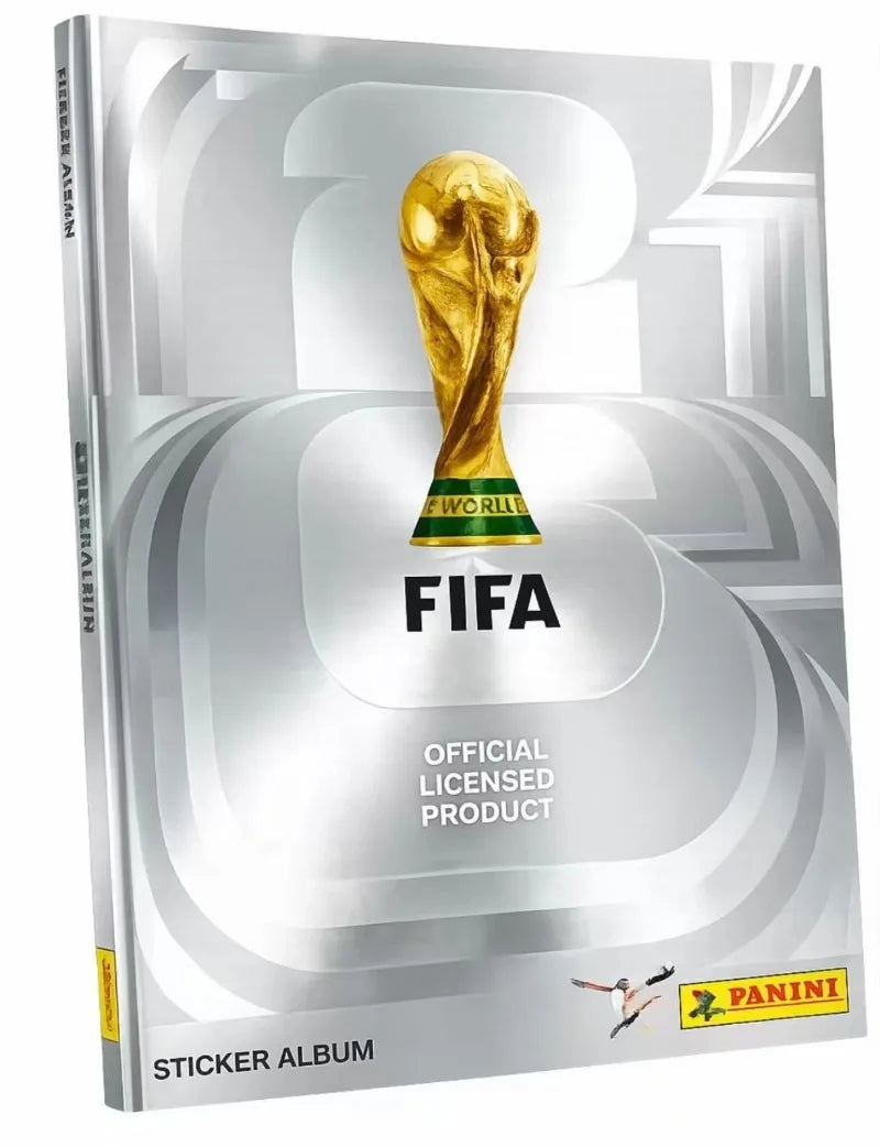 2026 Panini stickers World Cup Hardcover Album Gold Silver Version Limited 2026 Official Sticker Collection Football Souvenir Gift NEXVIA