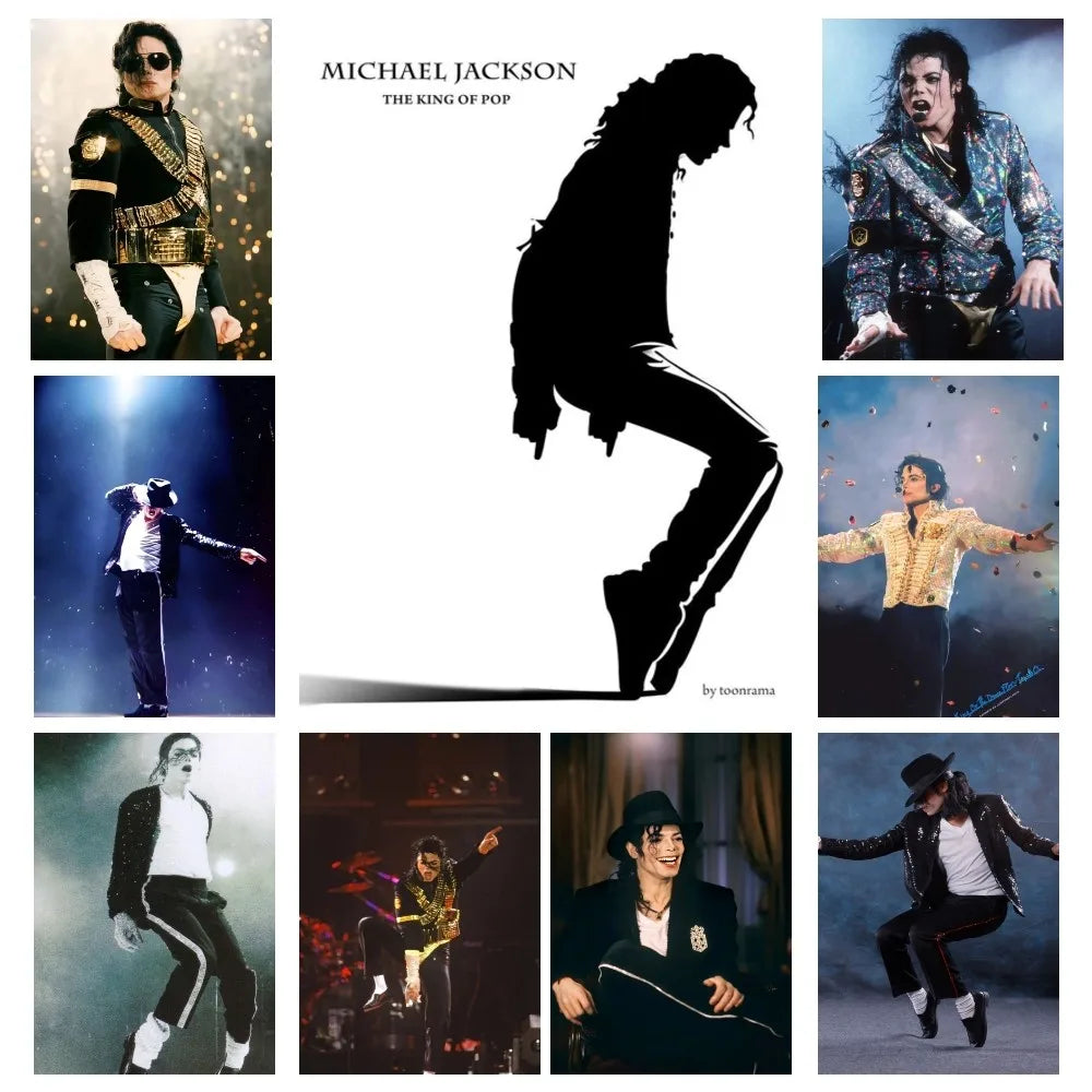 1pc Michael Jackson Poster Wall Art Home Decor Room Decor Digital Painting Living Room Restaurant Kitchen Art NEXVIA