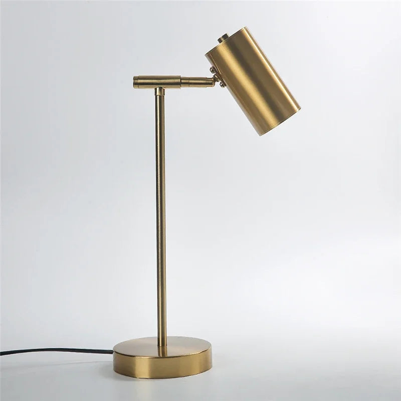 NEXVIA Modern Creative Golden Table Lamps Eye Protection Study Reading Desk Lamp Nordic Living Room Bedroom Bedside Decor Table Light