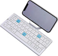 Jomaa Folding Keyboard Bluetooth Rechargeable Bluetooth Keyboard for Laptop iPad Phone Mini Portable Folding Keyboard ios