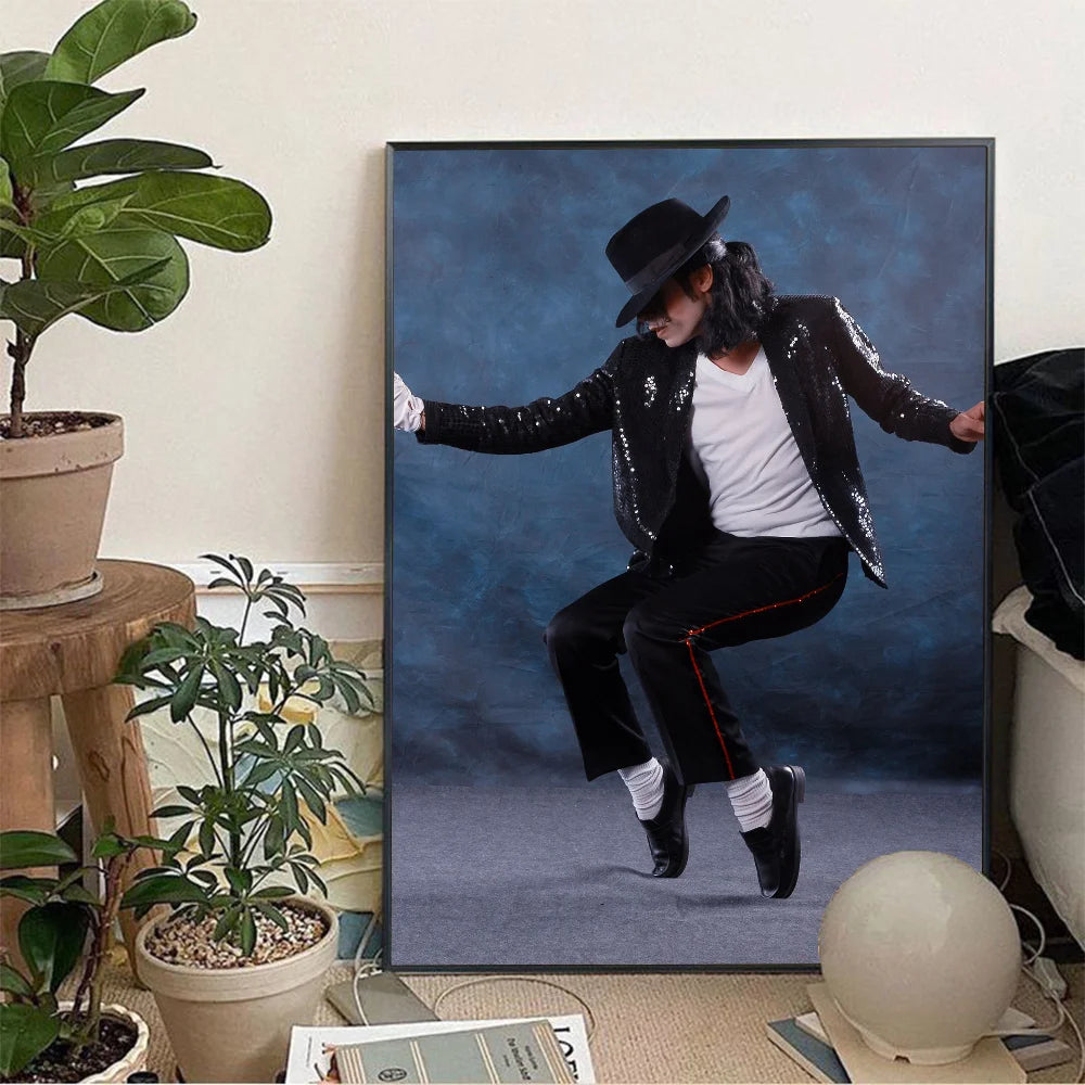 1pc Michael Jackson Poster Wall Art Home Decor Room Decor Digital Painting Living Room Restaurant Kitchen Art NEXVIA