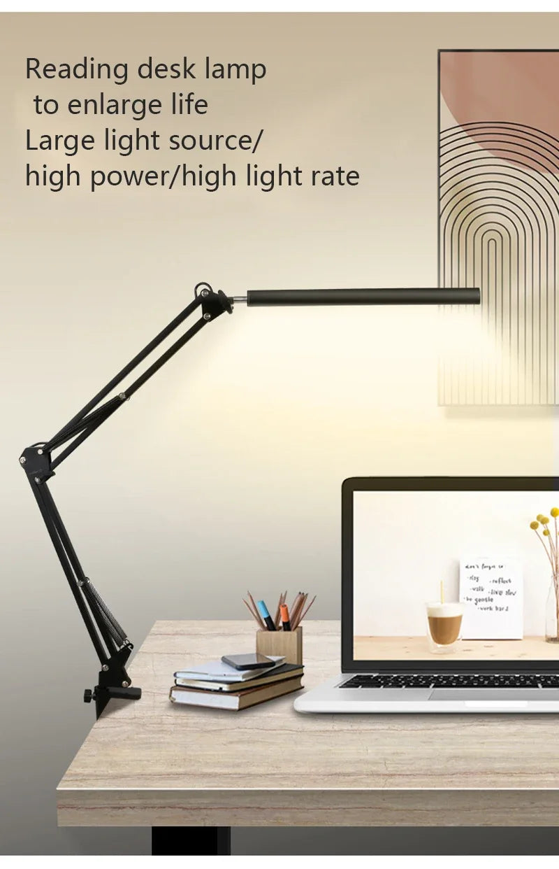 NEXVIA Flexible Led Desk Lamp Home Office Modern Table Lamp Metal Architect Adjustable Folding Reading Light NEXVIA