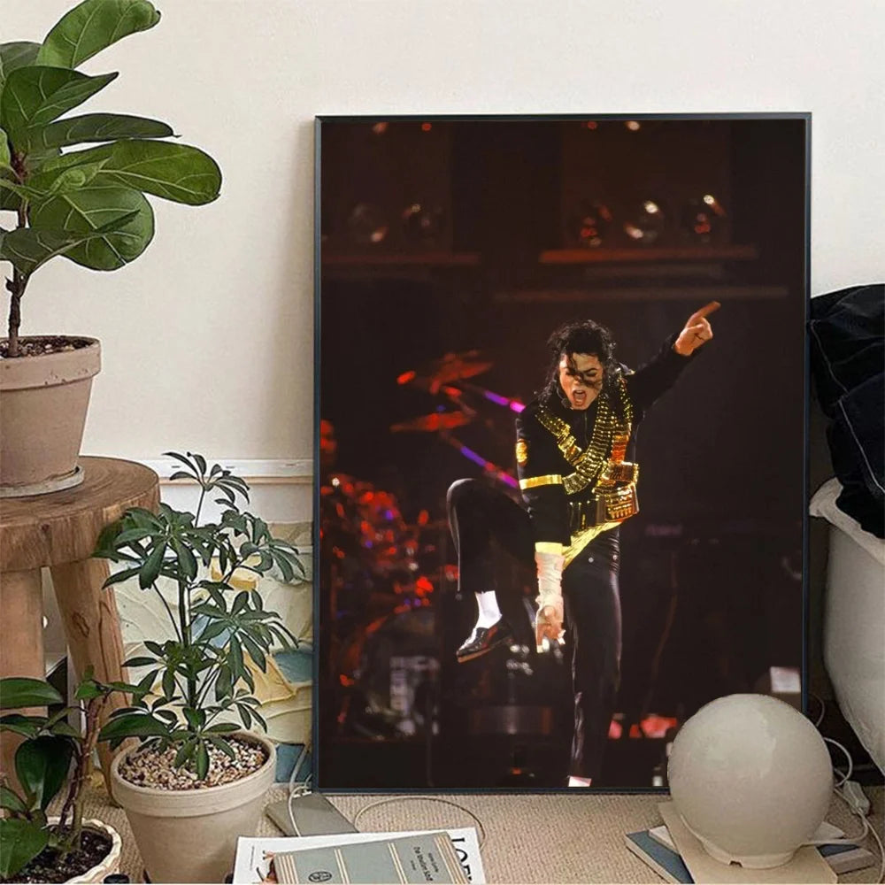 1pc Michael Jackson Poster Wall Art Home Decor Room Decor Digital Painting Living Room Restaurant Kitchen Art NEXVIA
