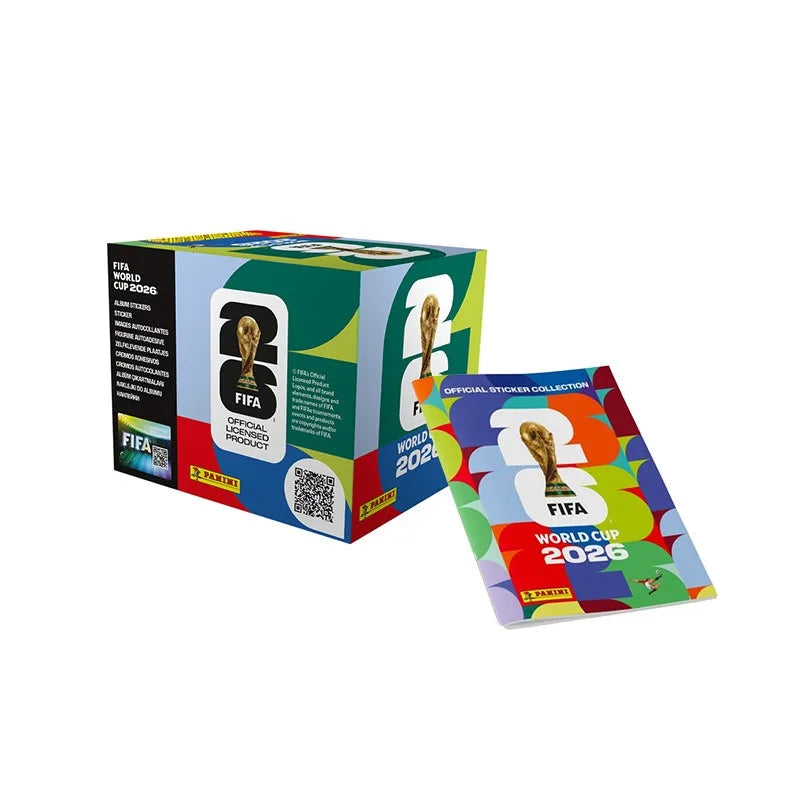 2026 Panini World Cup Hardcover Album Gold Silver Version Limited 2026 Official Sticker Collection Football Souvenir Gift